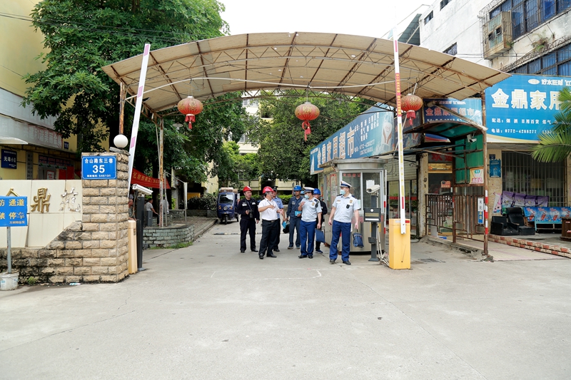 来宾：支队联合多部门开展电气线路隐患排查助推“三年行动”